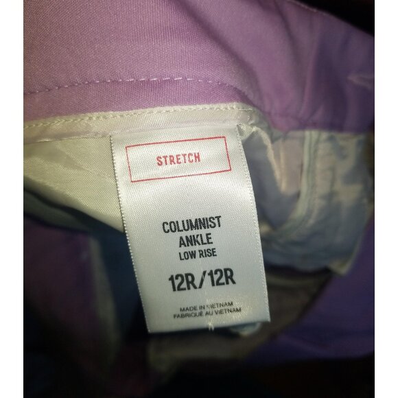 Express Columnist Ankle Low Rise Pants Blue Size 12R - Picture 6 of 7